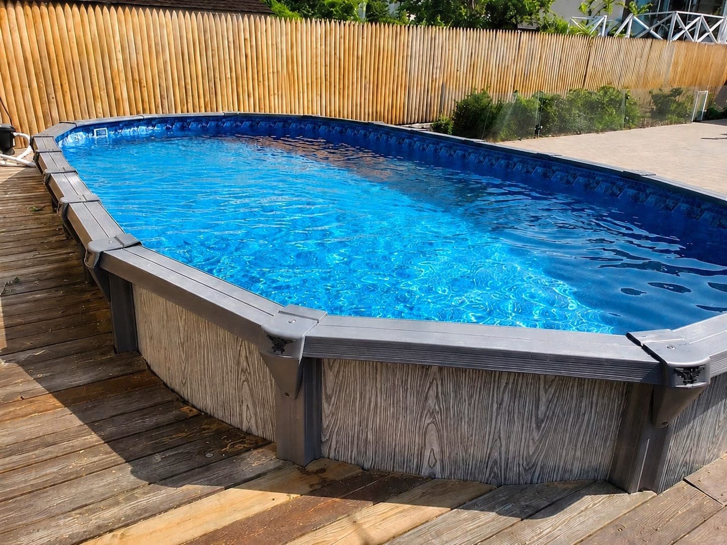 Pool photographed by Franklin Pool Service