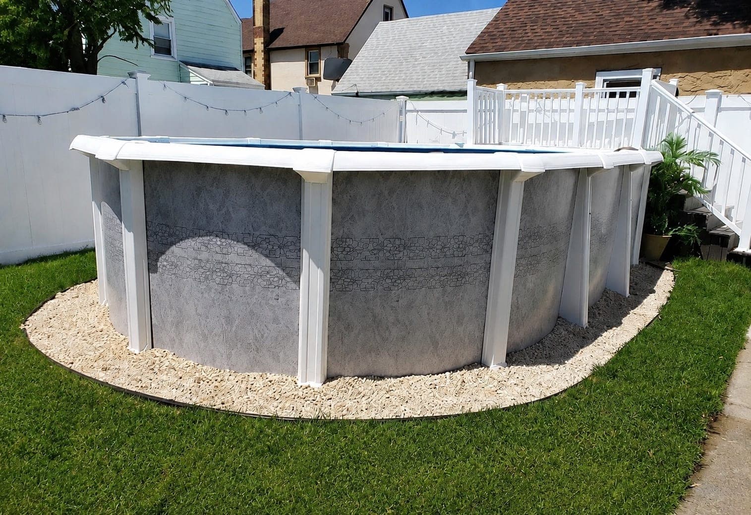 Pool photographed by Franklin Pool Service