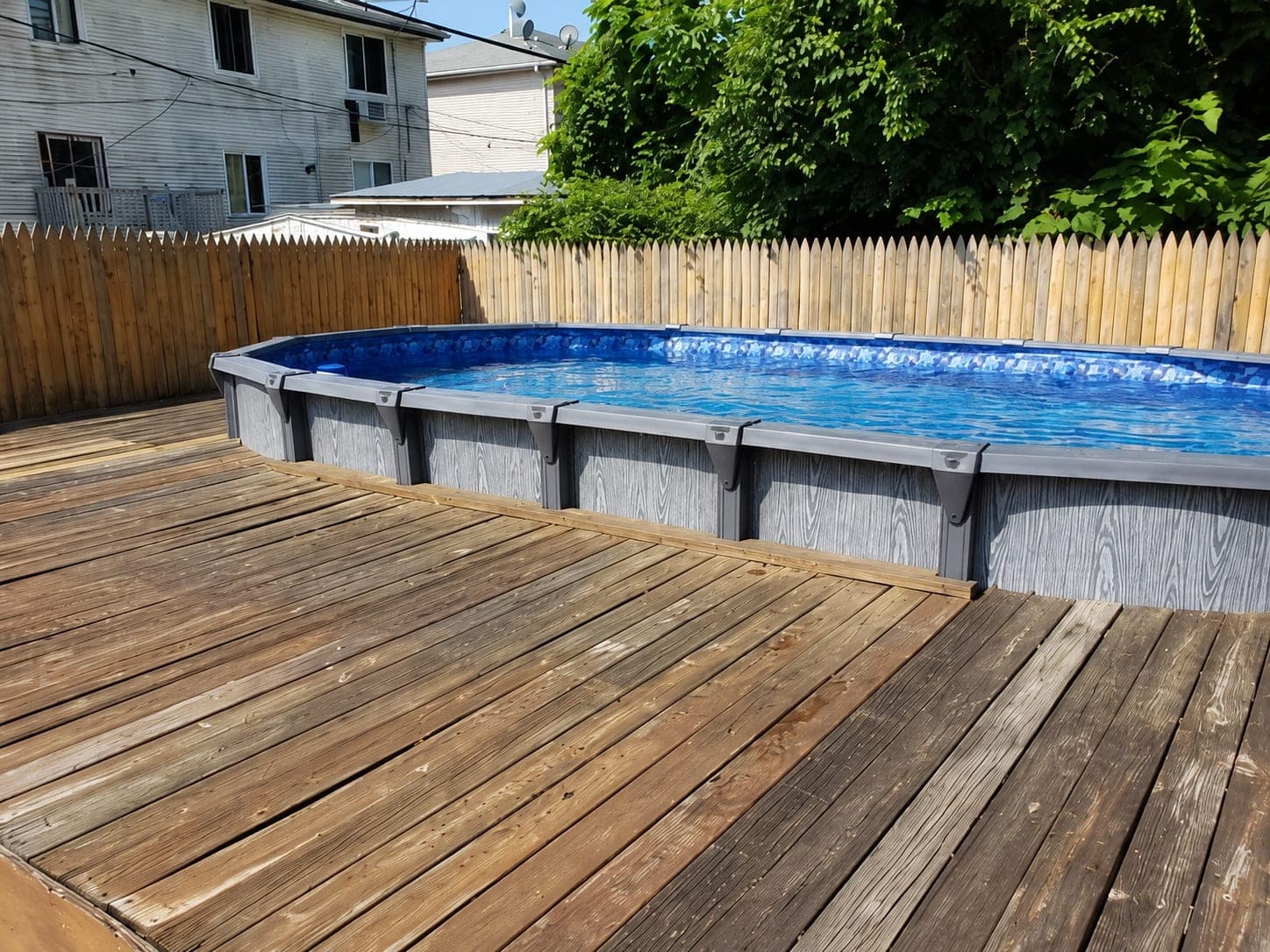 Pool photographed by Franklin Pool Service
