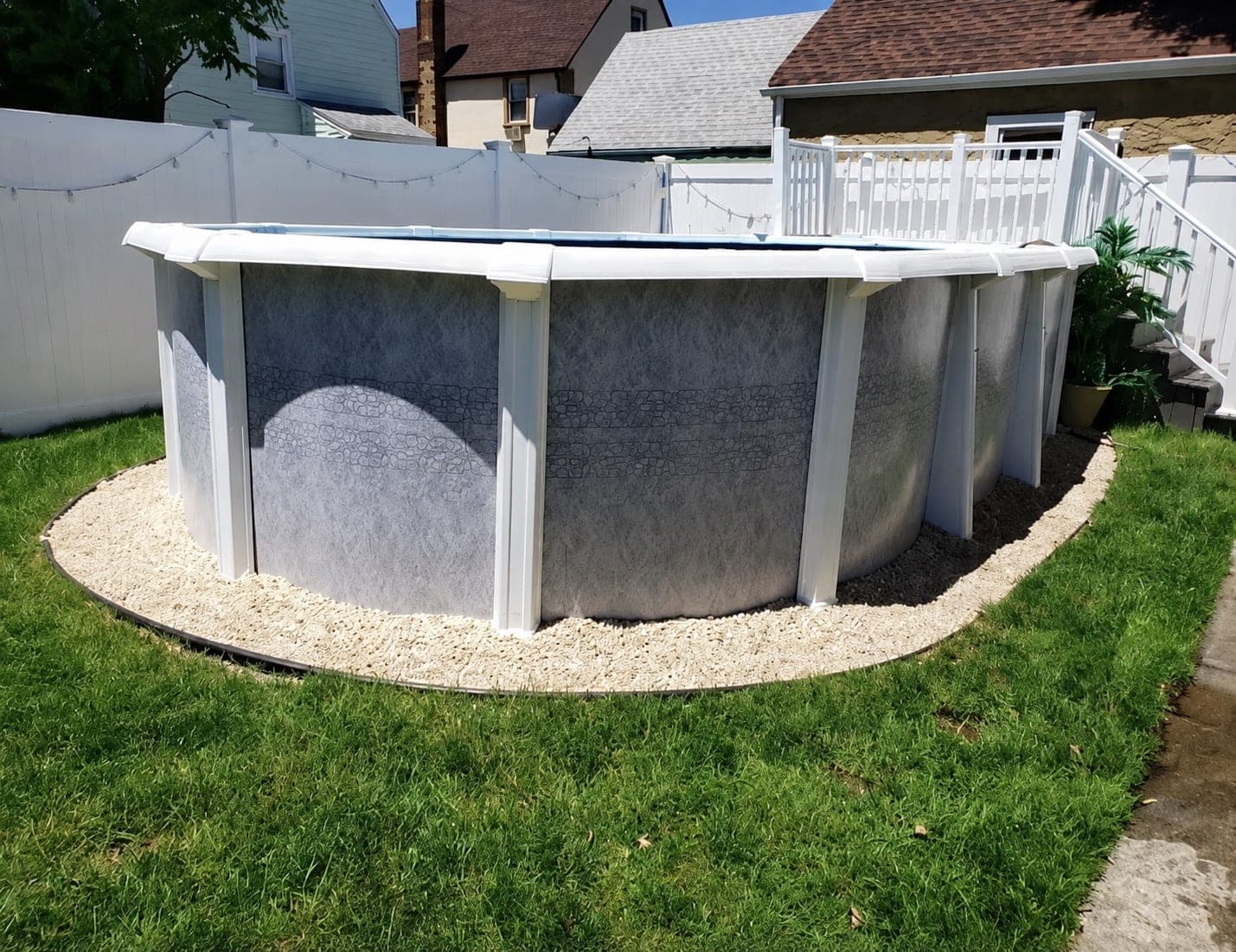 Pool photographed by Franklin Pool Service