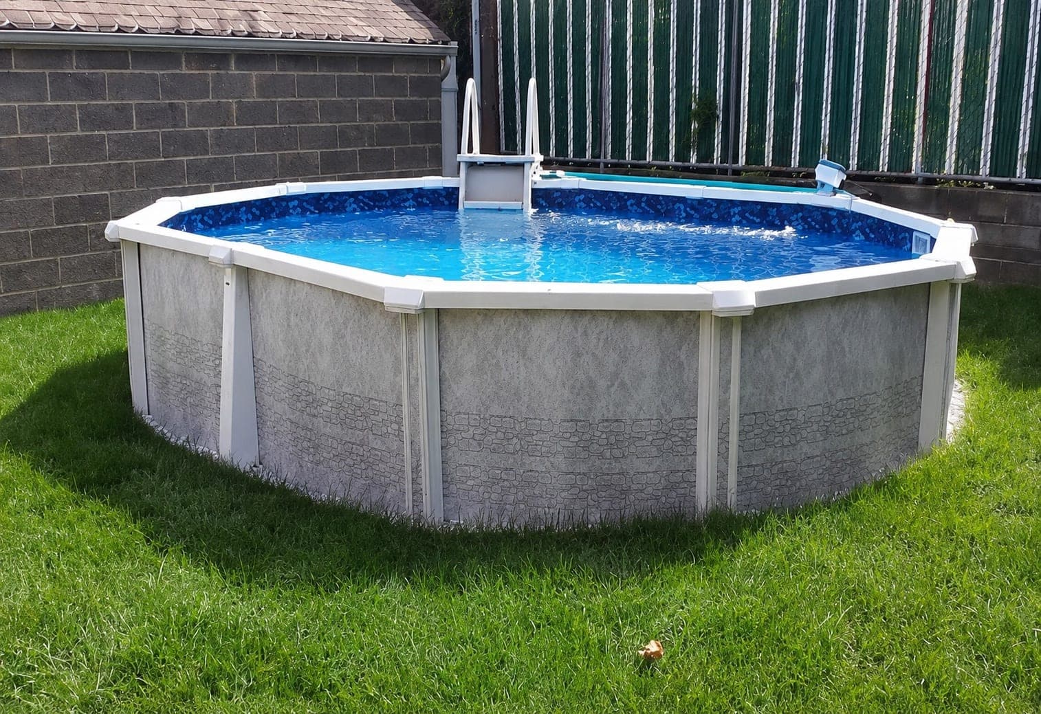 Pool photographed by Franklin Pool Service