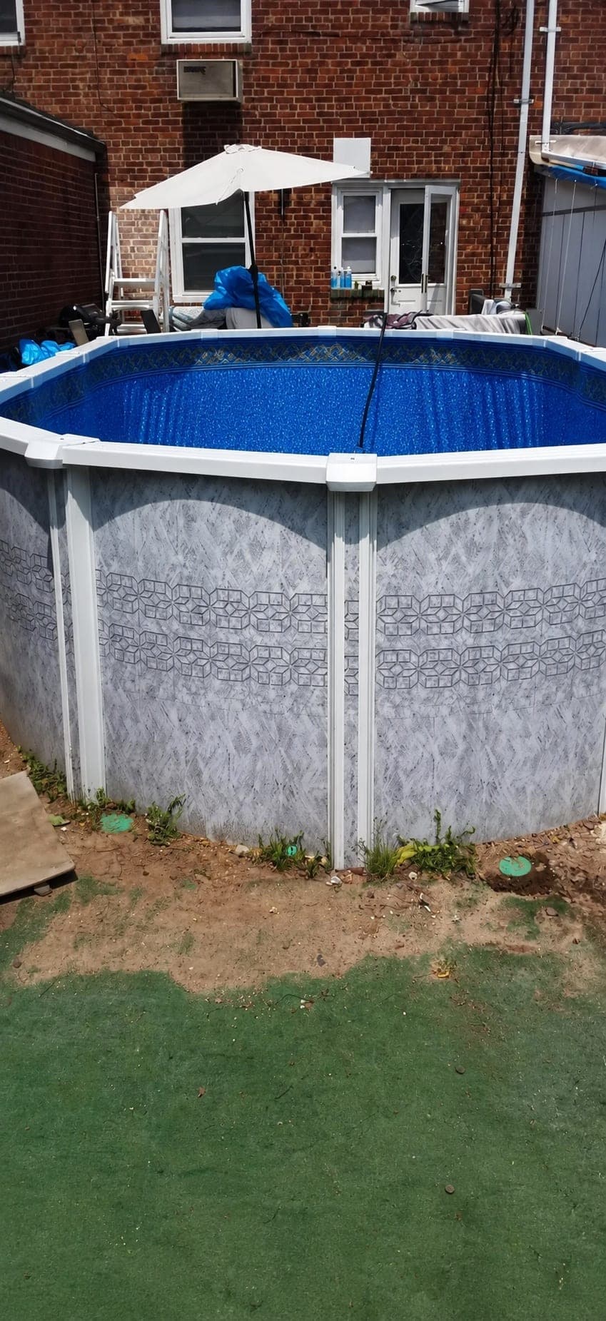Pool photographed by Franklin Pool Service