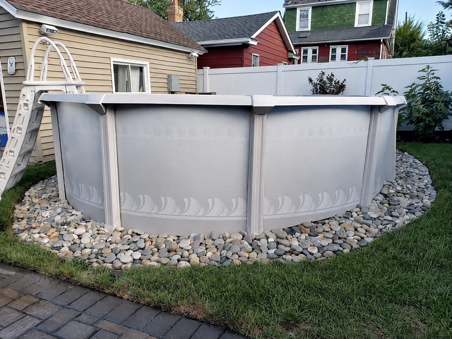 Pool photographed by Franklin Pool Service