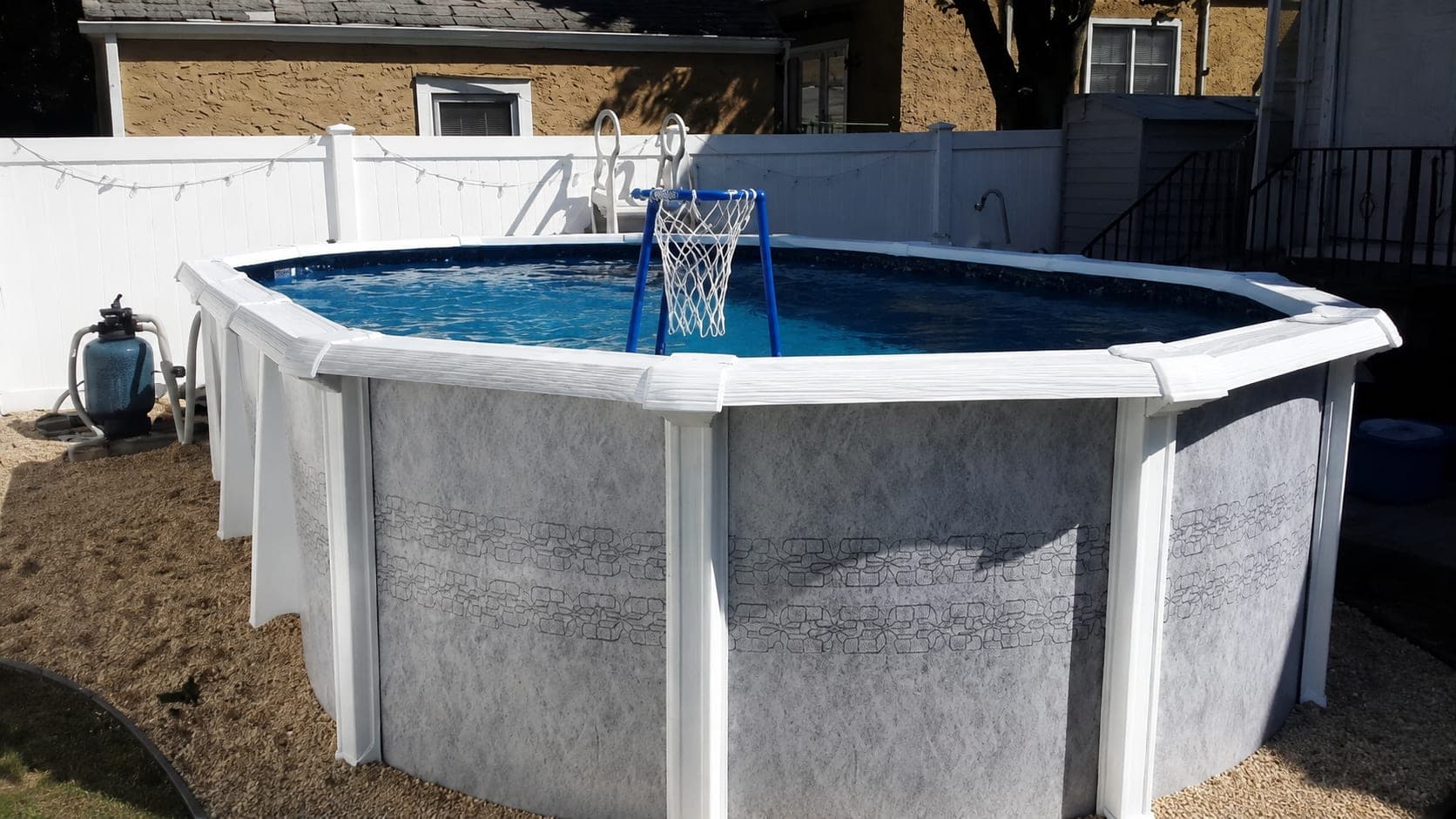 Pool photographed by Franklin Pool Service