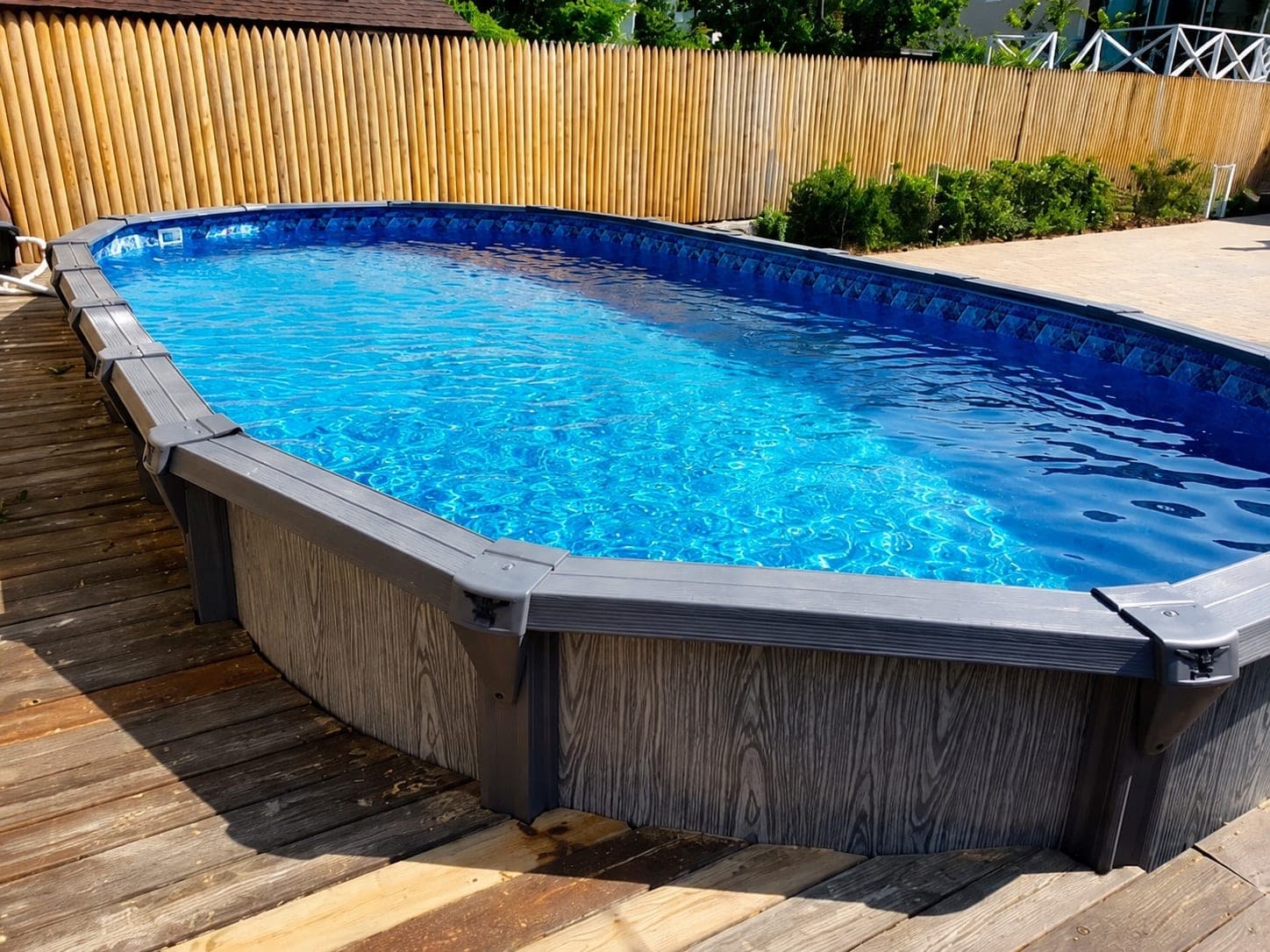 Pool photographed by Franklin Pool Service