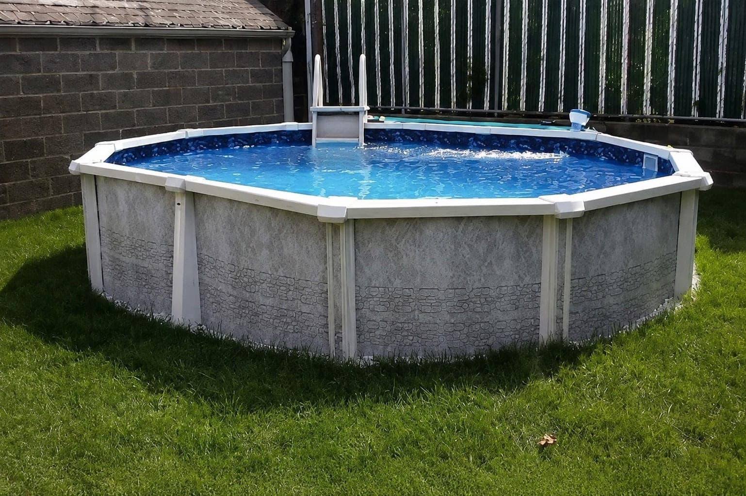 Pool photographed by Franklin Pool Service
