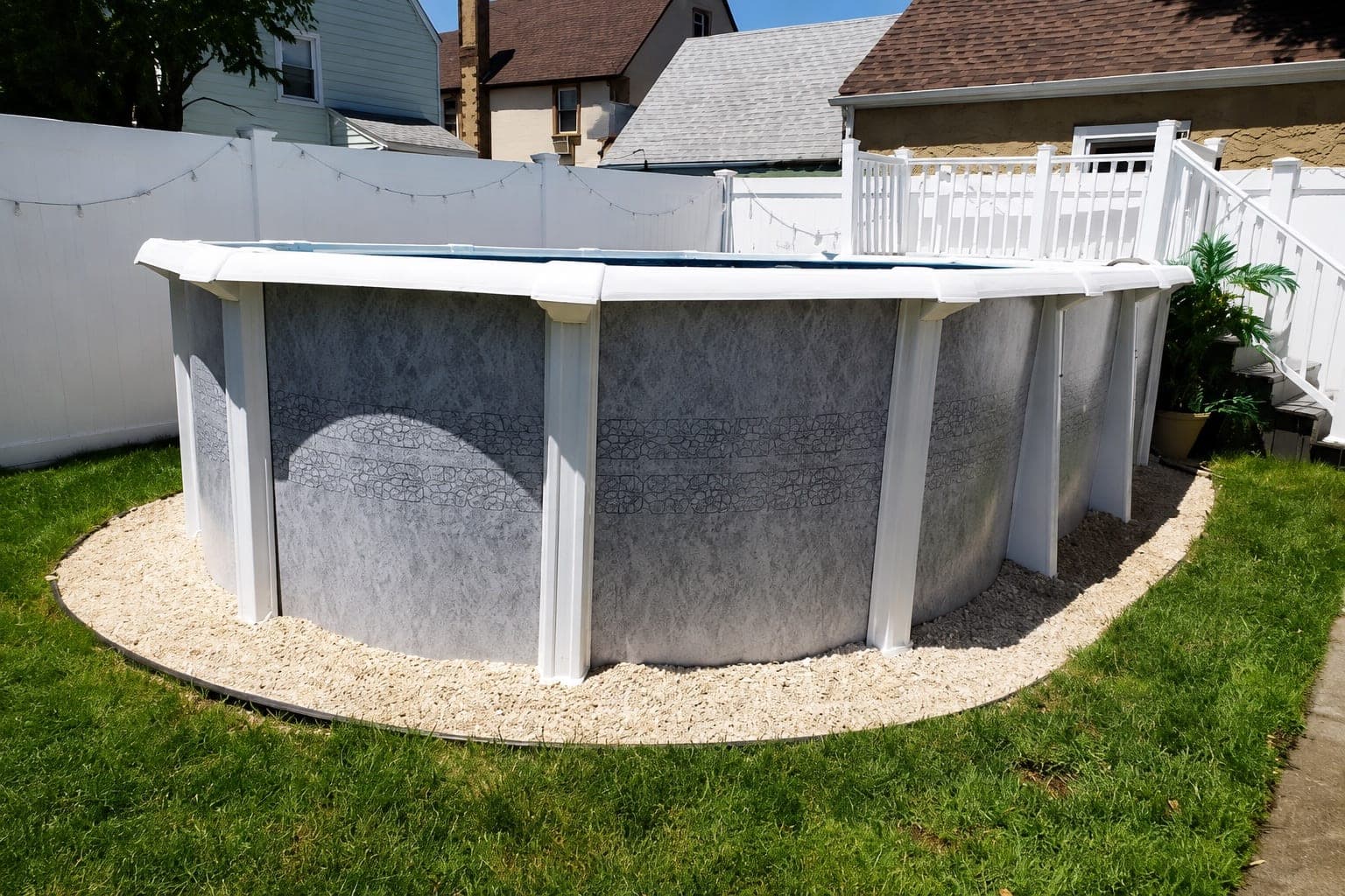 Pool photographed by Franklin Pool Service