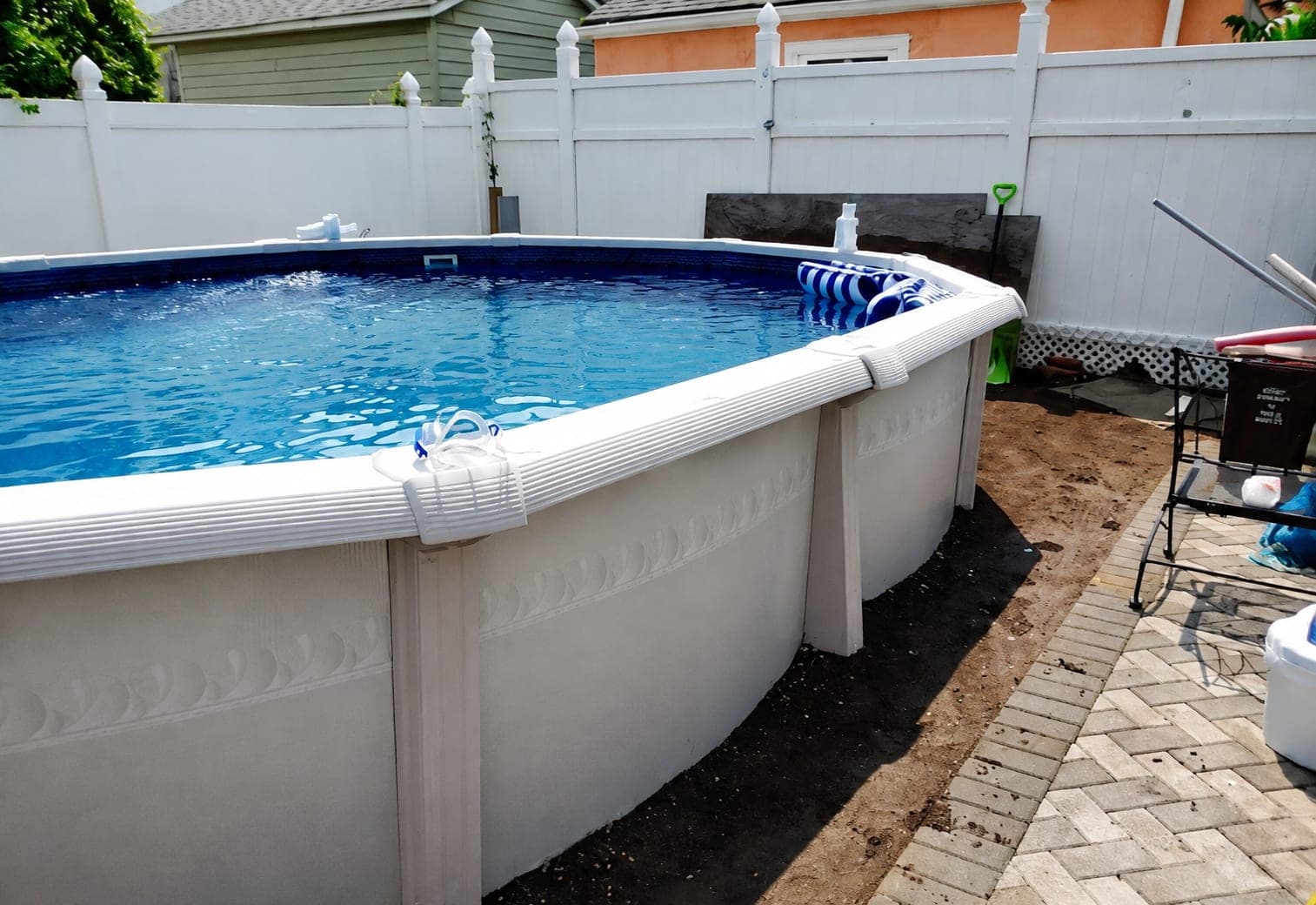 Pool photographed by Franklin Pool Service