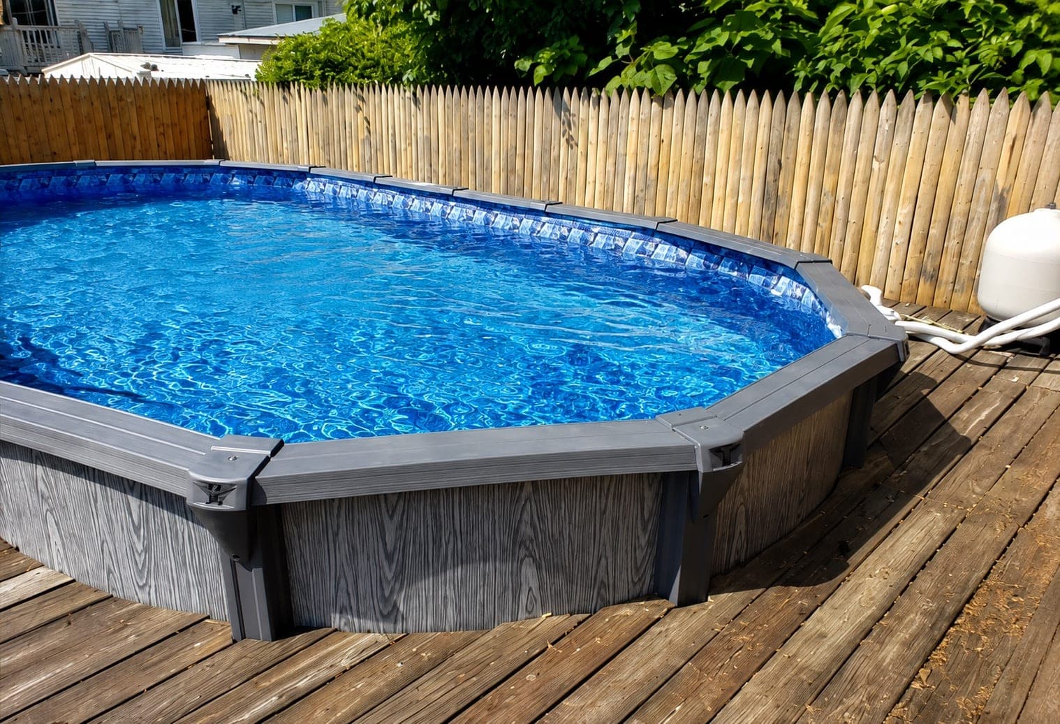 Pool photographed by Franklin Pool Service