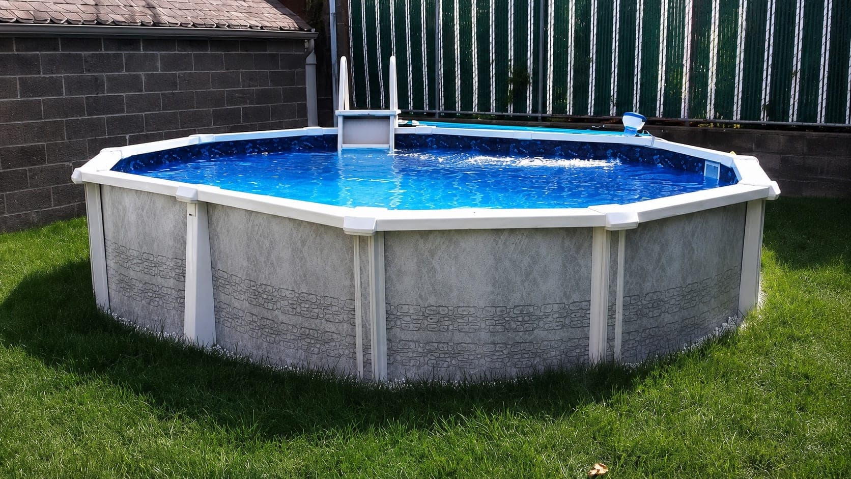 Pool photographed by Franklin Pool Service