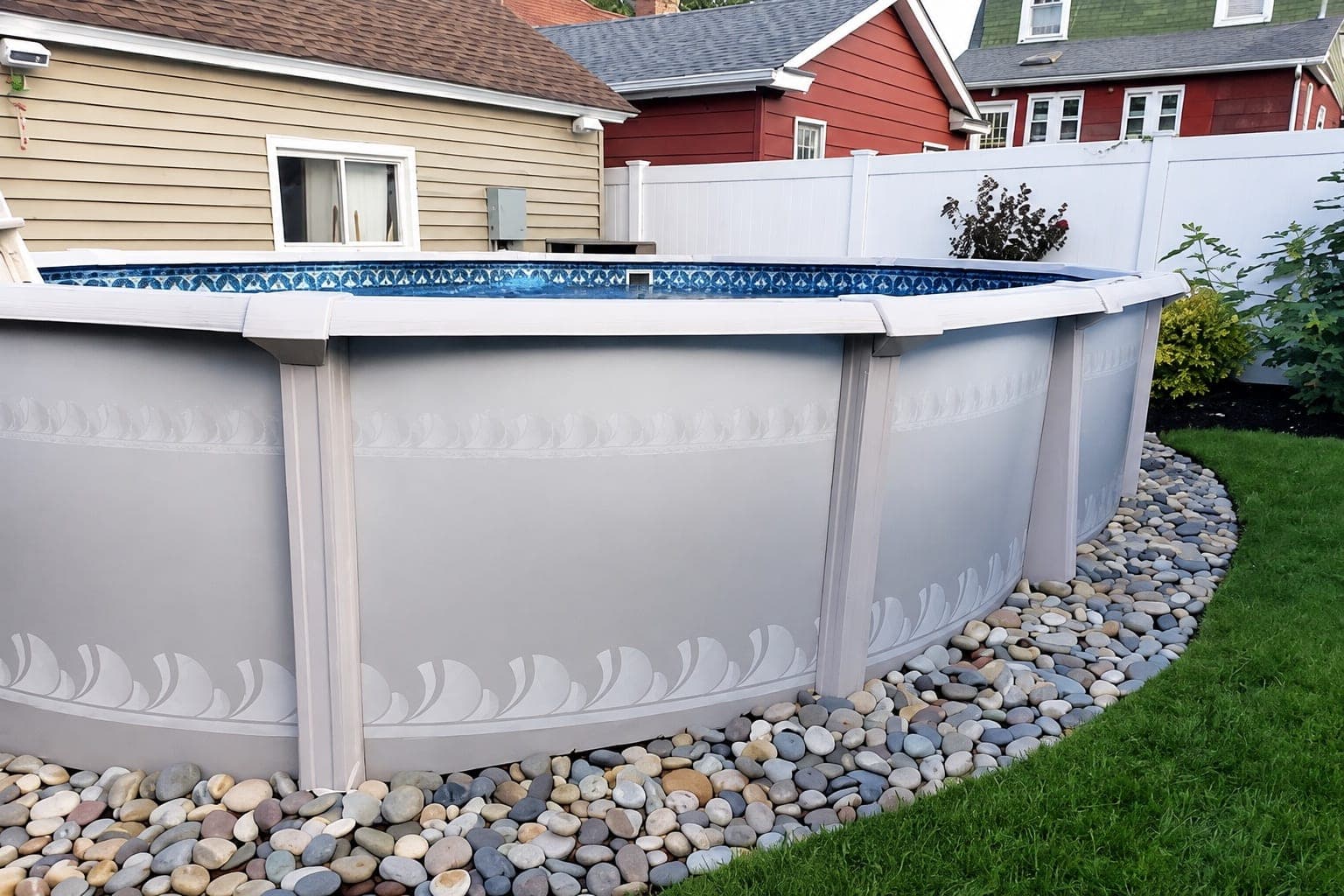 Pool photographed by Franklin Pool Service