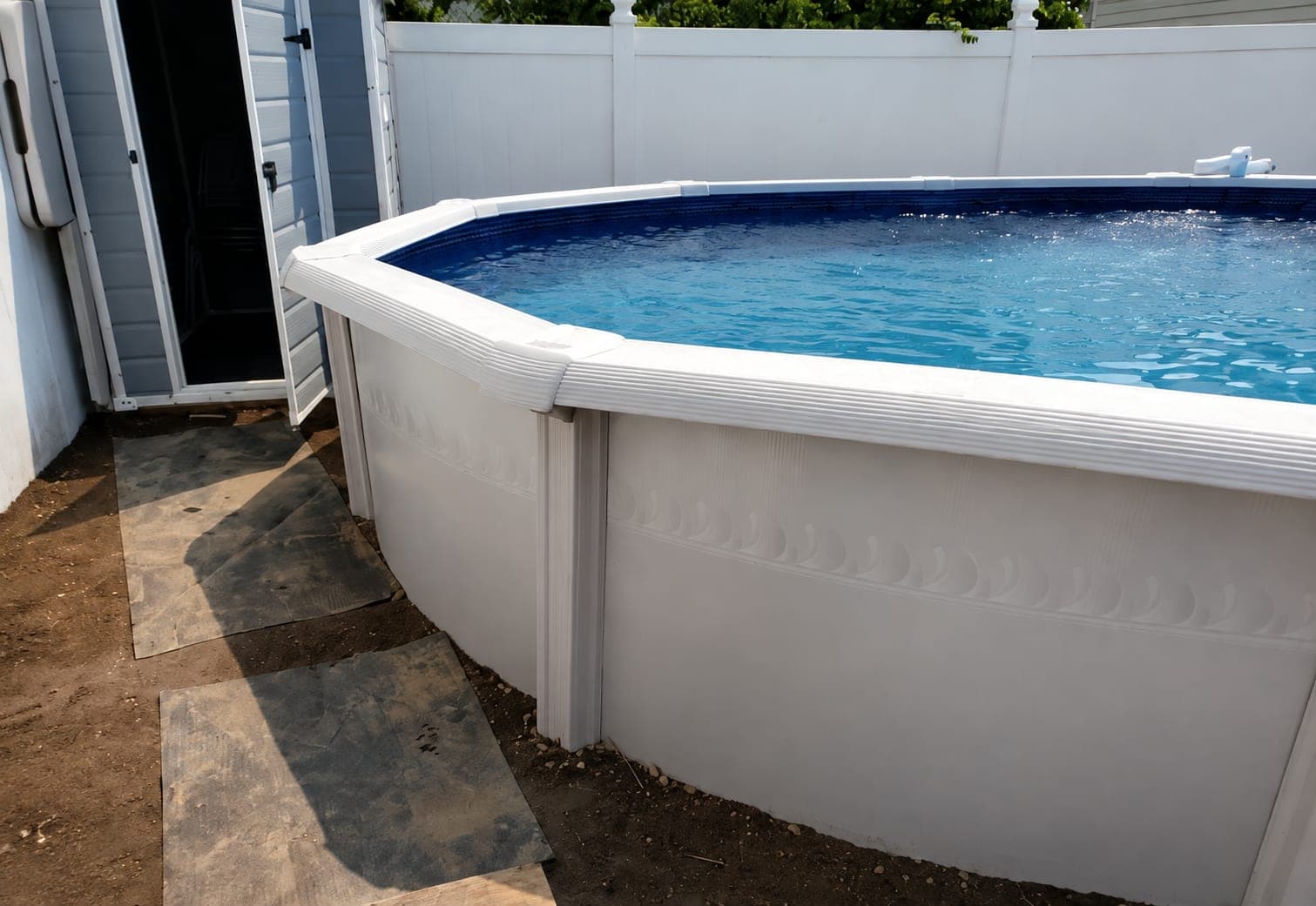 Pool photographed by Franklin Pool Service