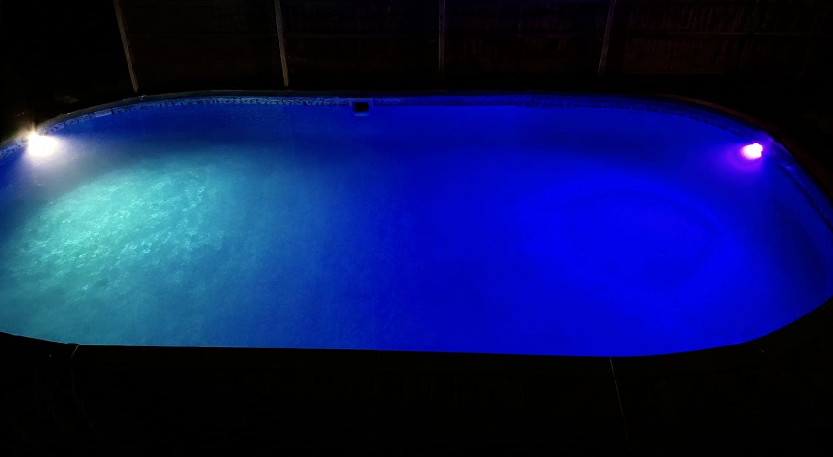 Pool photographed by Franklin Pool Service