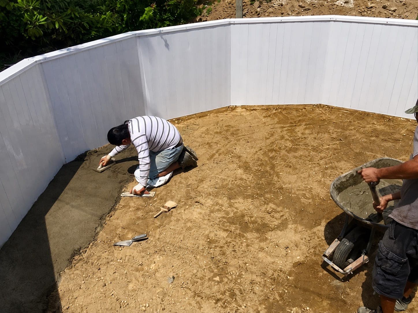 Pool photographed by Franklin Pool Service