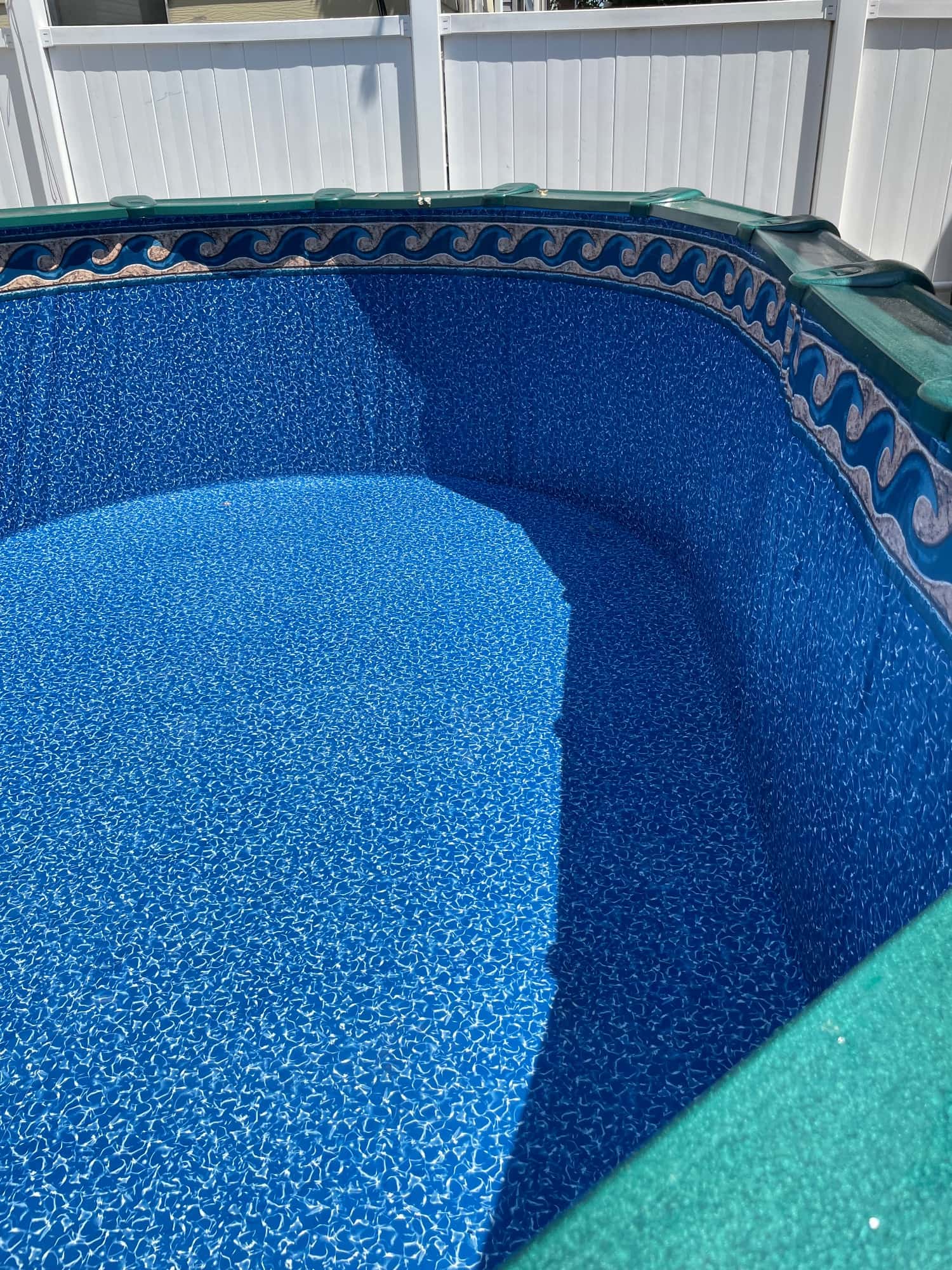 Pool photographed by Franklin Pool Service