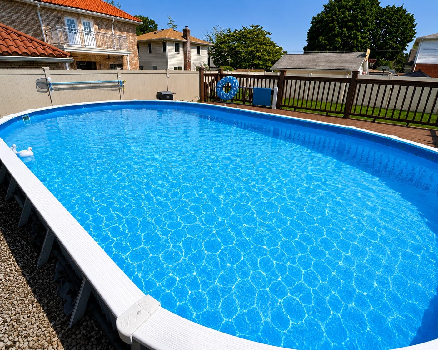 Pool photographed by Franklin Pool Service