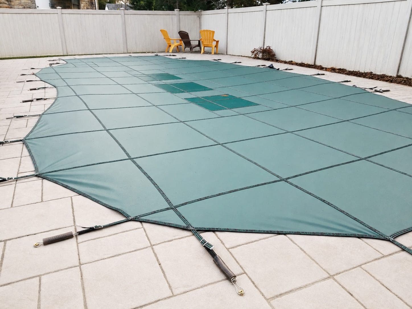 Pool photographed by Franklin Pool Service