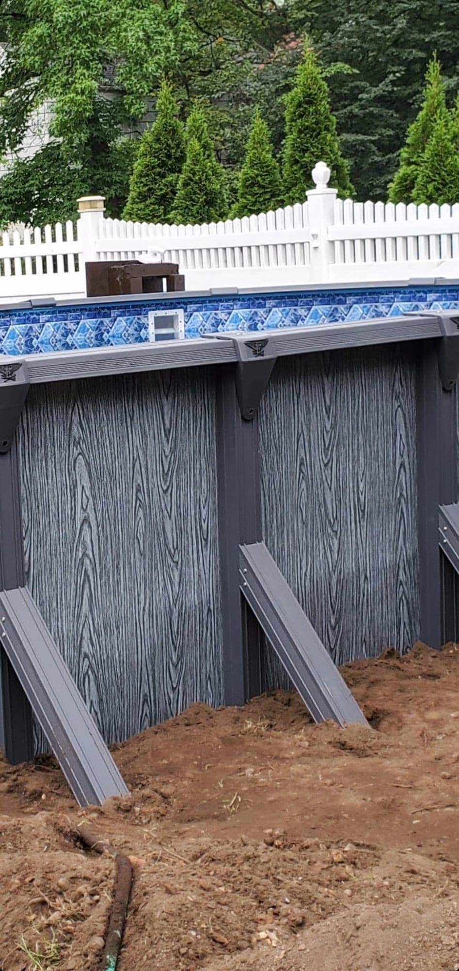 Pool photographed by Franklin Pool Service