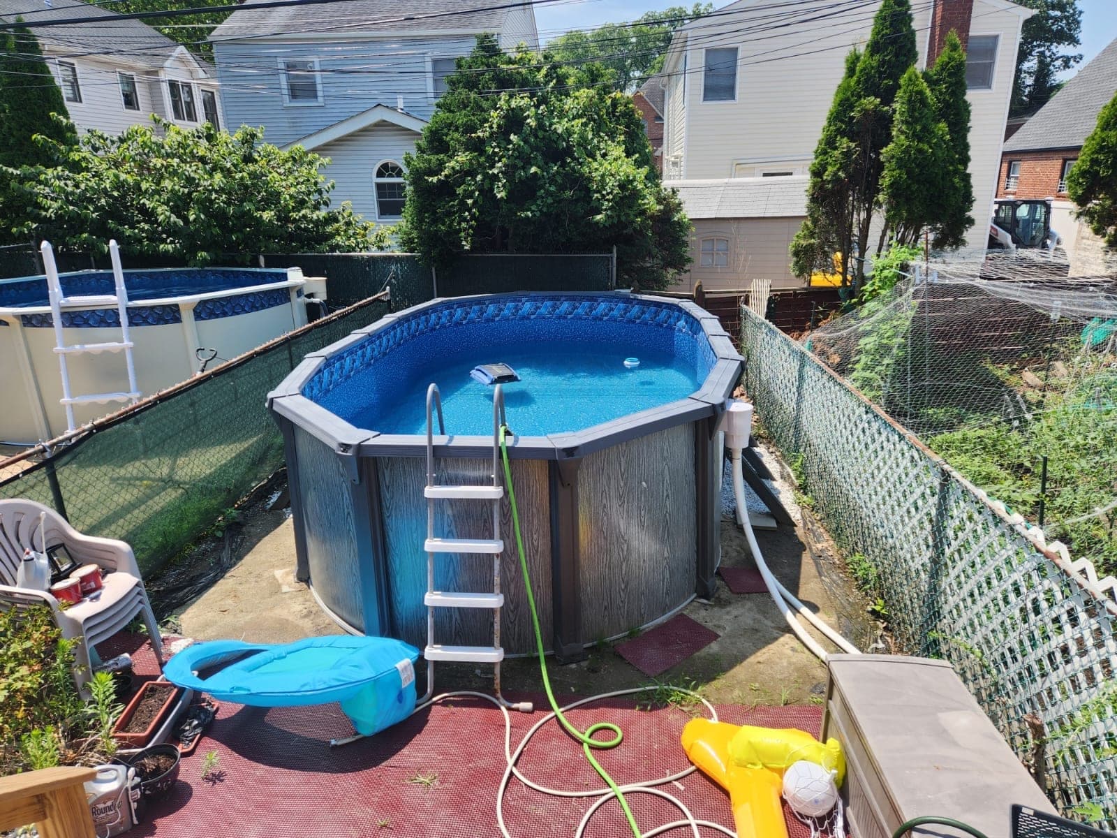 Pool photographed by Franklin Pool Service