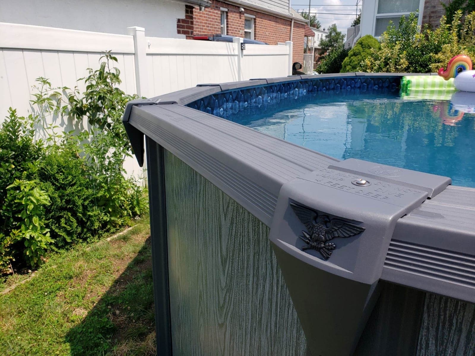 Pool photographed by Franklin Pool Service