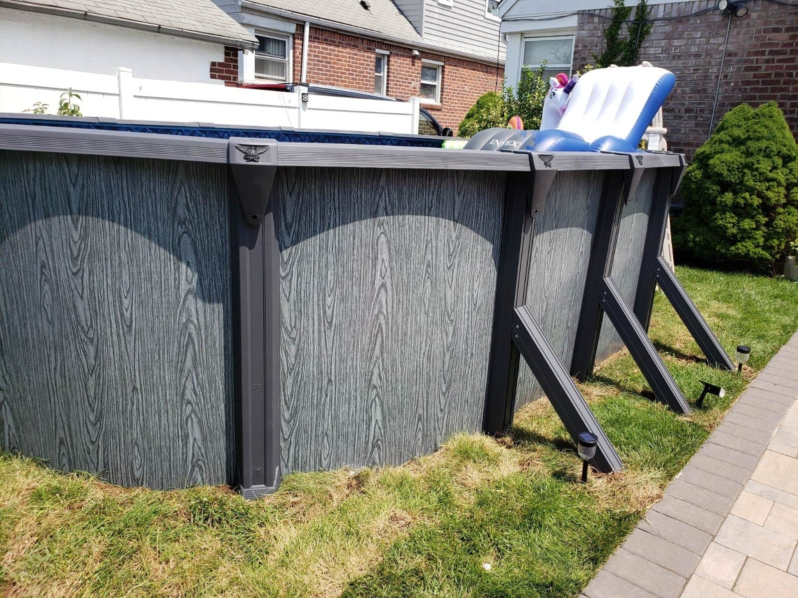 Pool photographed by Franklin Pool Service
