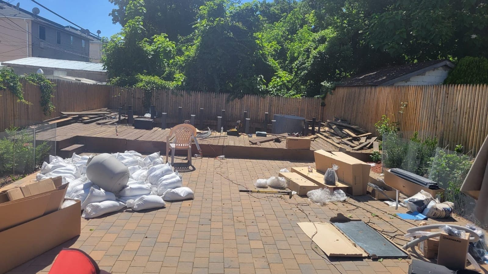 Pool photographed by Franklin Pool Service