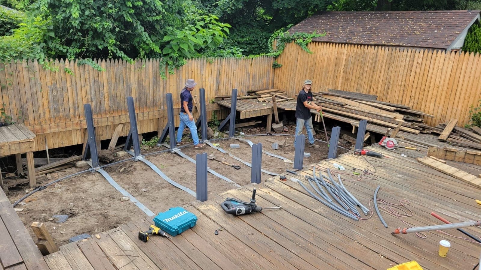 Pool photographed by Franklin Pool Service