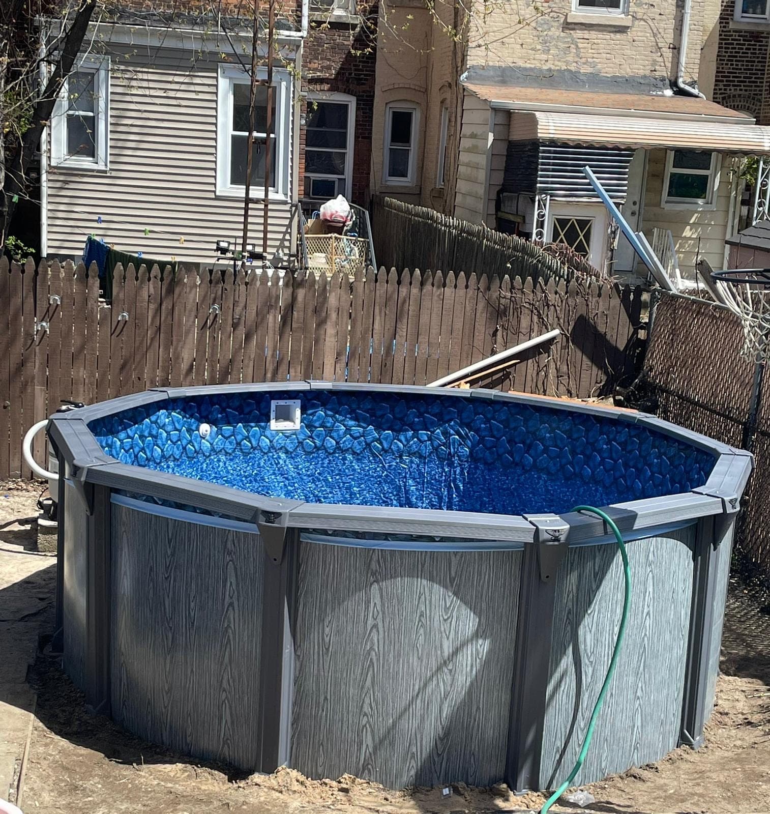 Pool photographed by Franklin Pool Service
