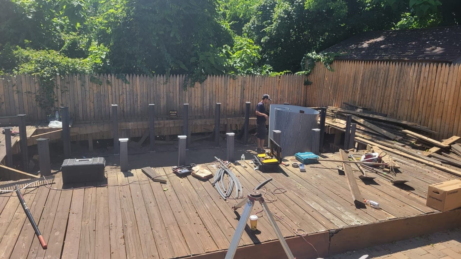 Pool photographed by Franklin Pool Service