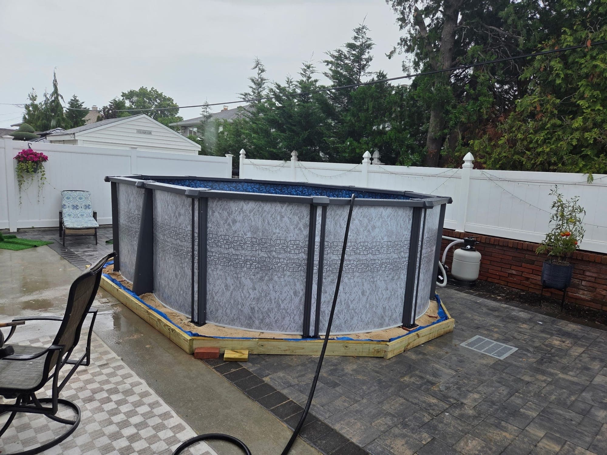 Pool photographed by Franklin Pool Service