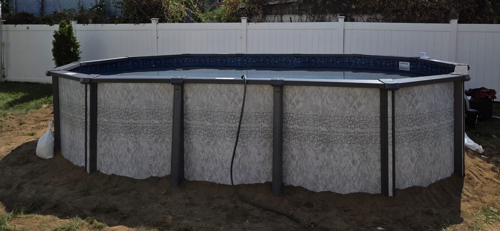 Pool photographed by Franklin Pool Service