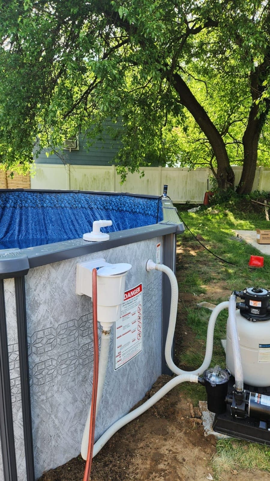 Pool photographed by Franklin Pool Service