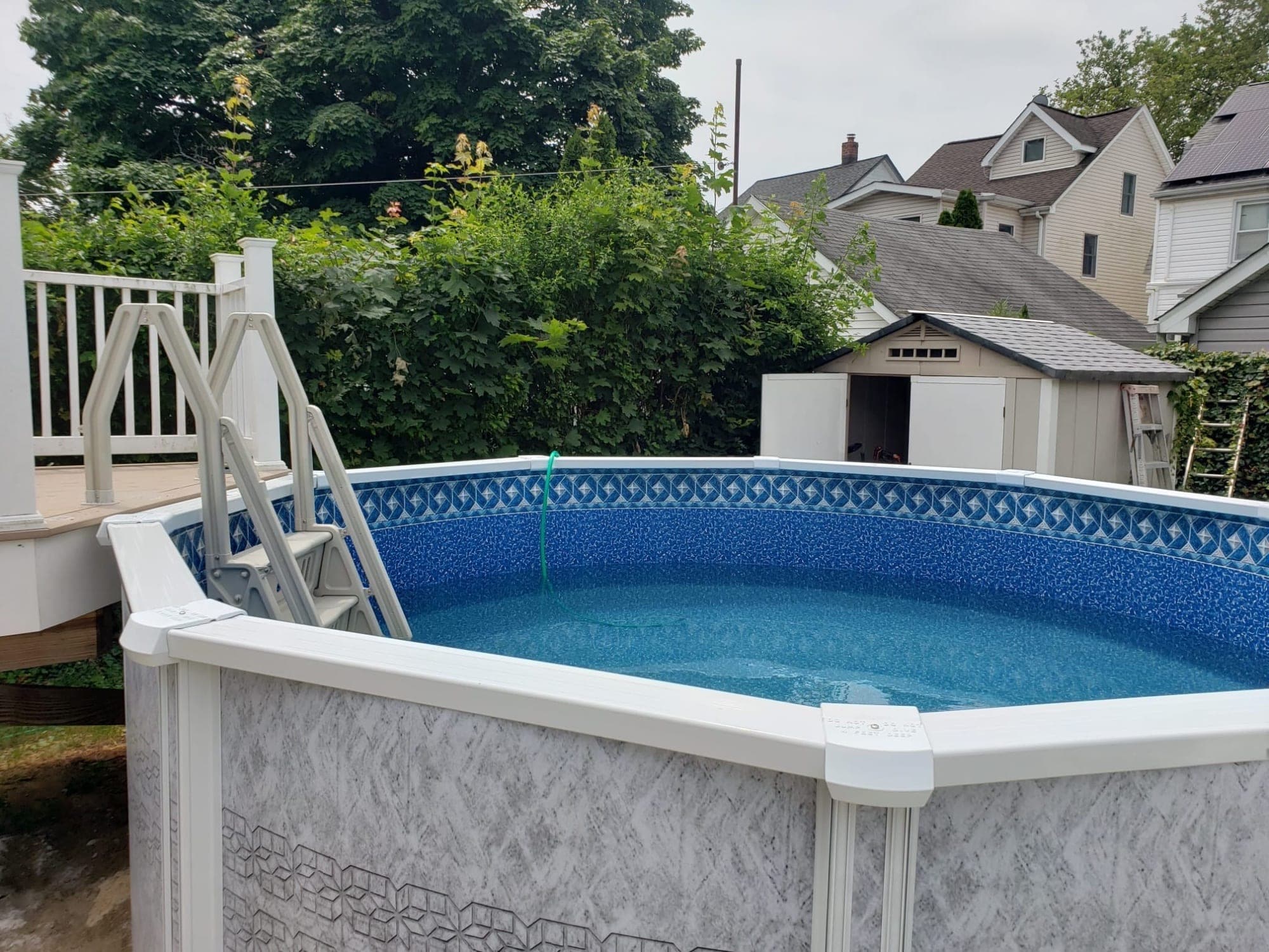 Pool photographed by Franklin Pool Service