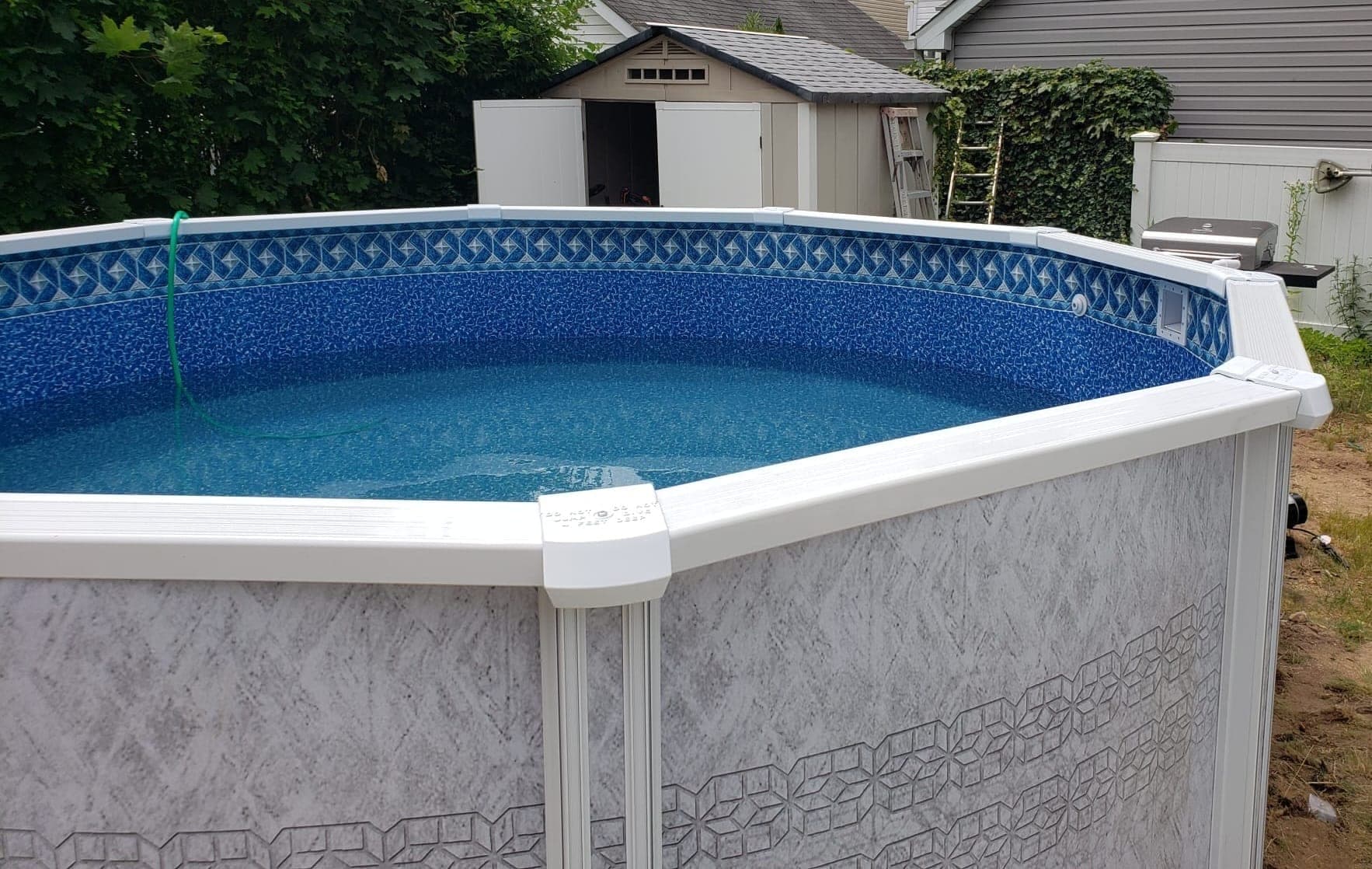 Pool photographed by Franklin Pool Service