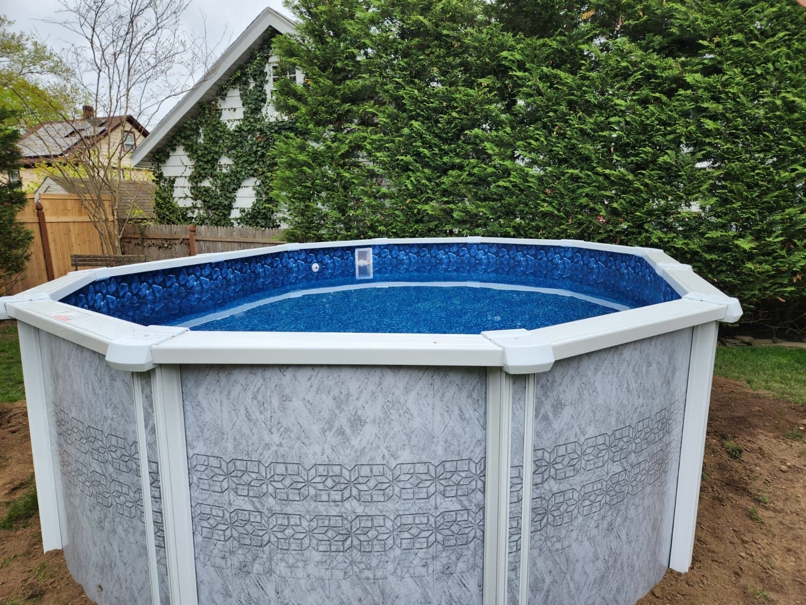 Pool photographed by Franklin Pool Service