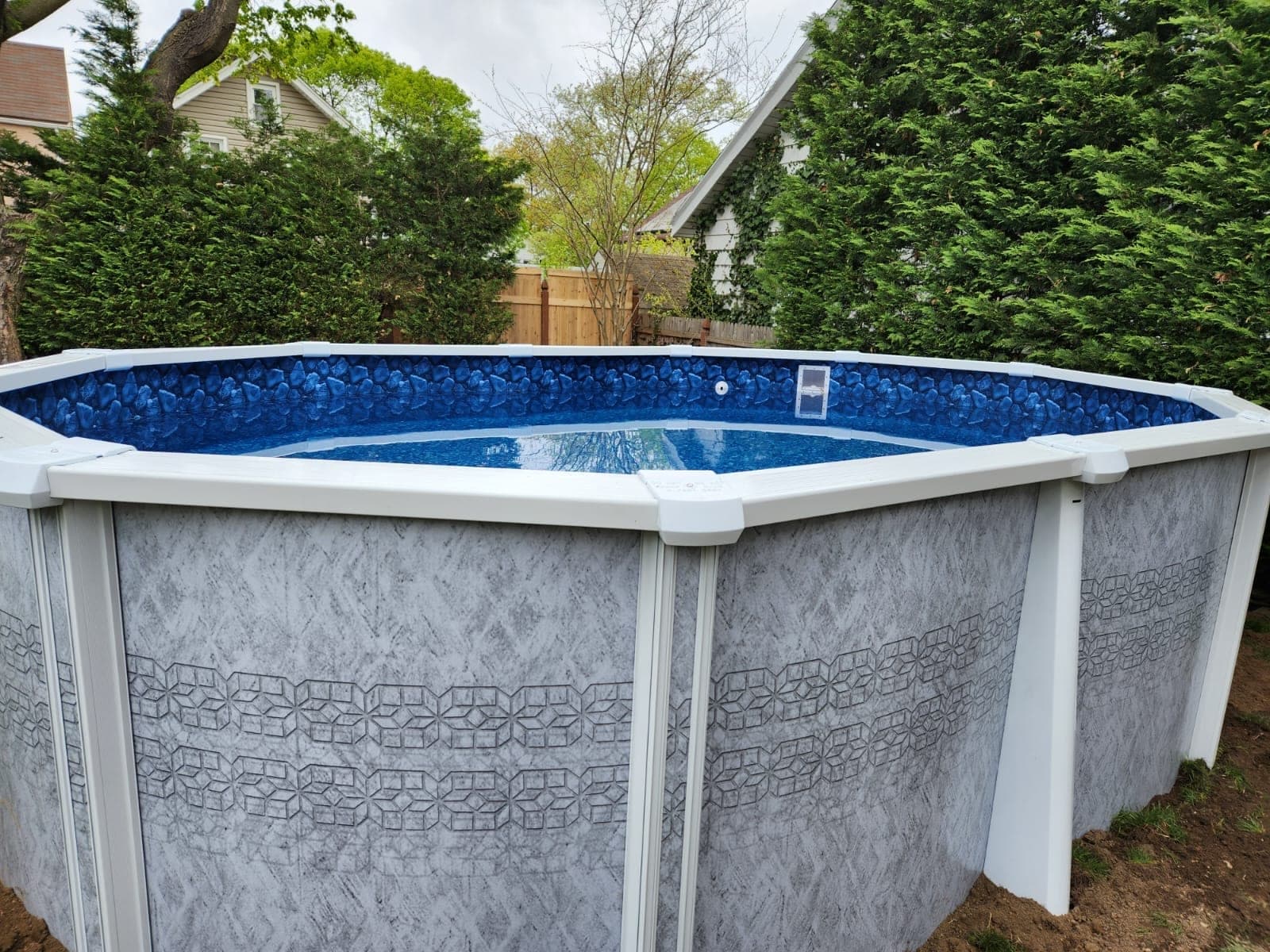 Pool photographed by Franklin Pool Service