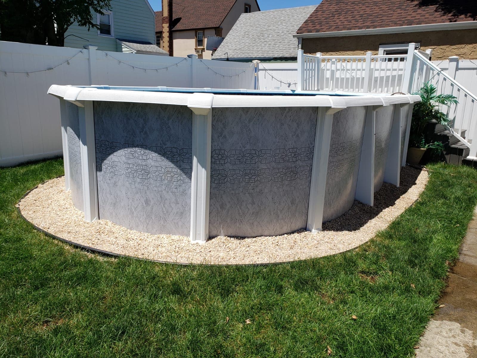 Pool photographed by Franklin Pool Service