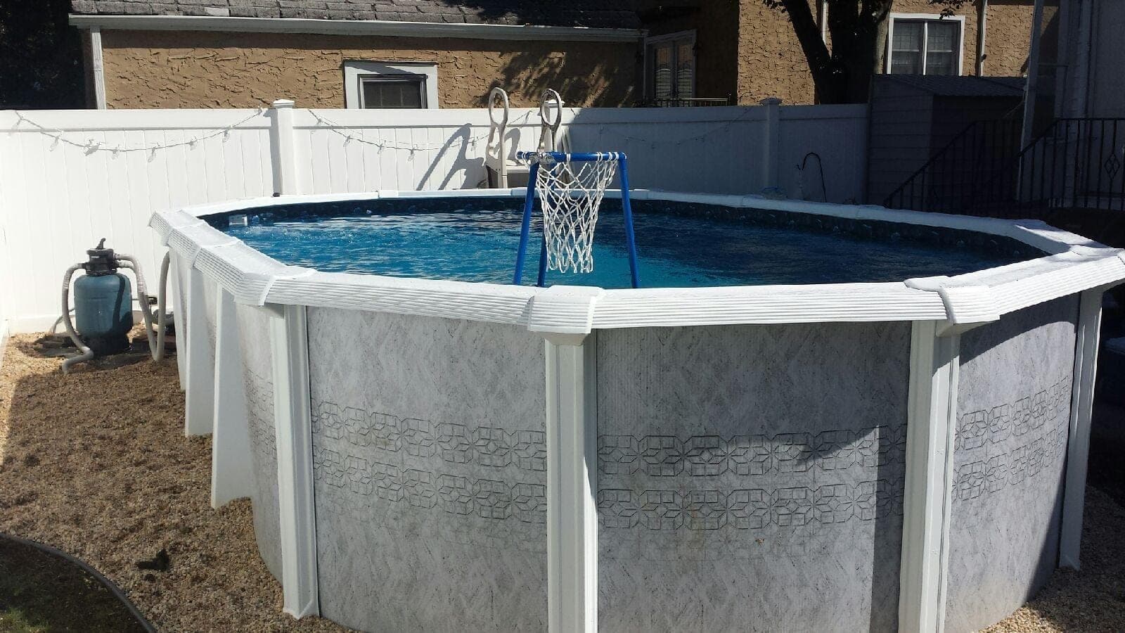 Pool photographed by Franklin Pool Service