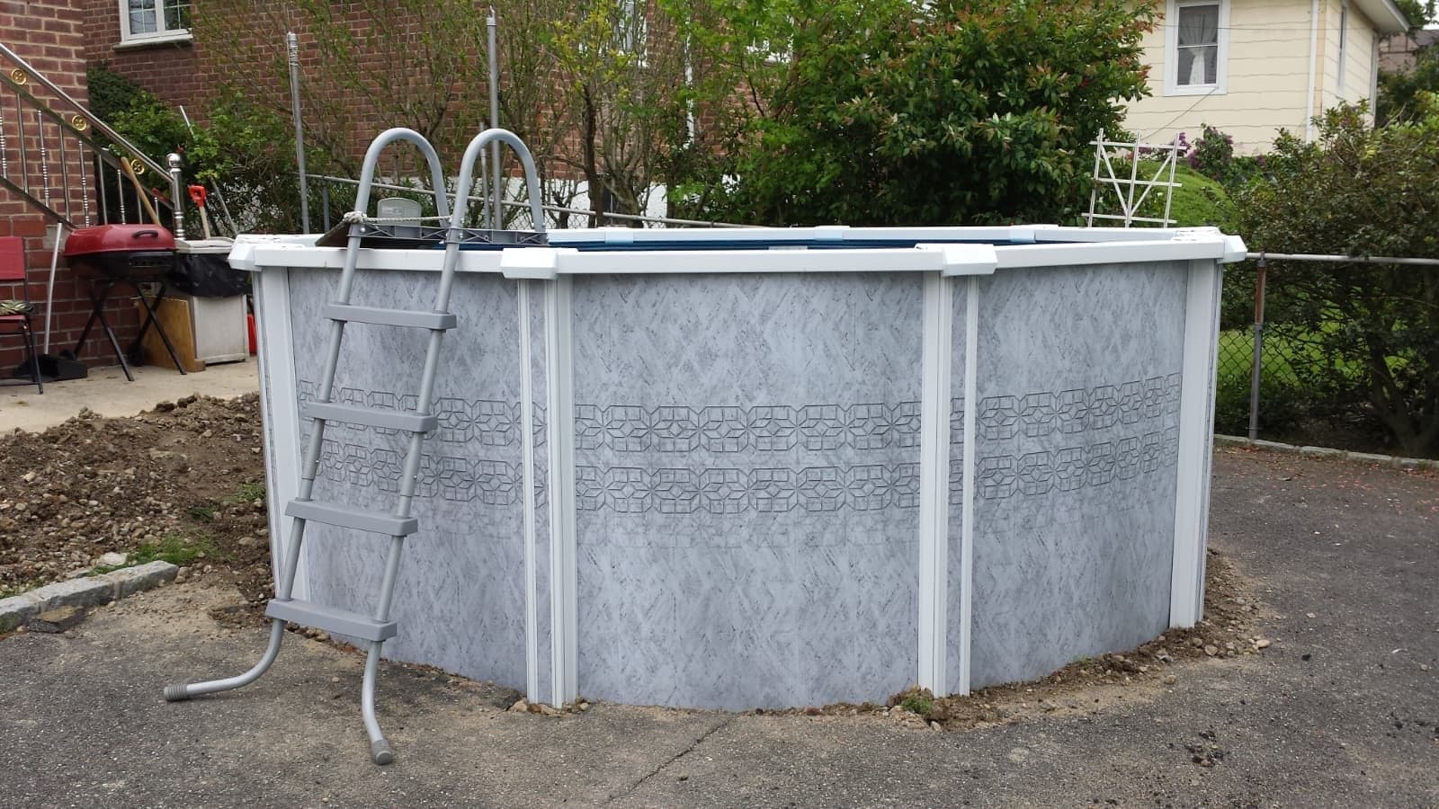Pool photographed by Franklin Pool Service