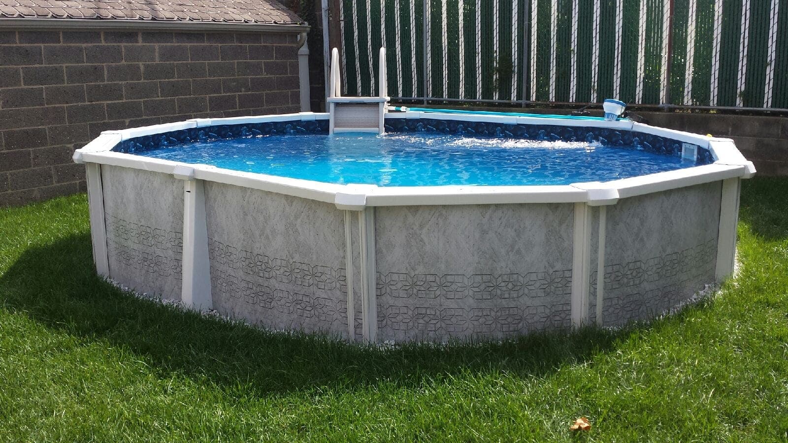 Pool photographed by Franklin Pool Service