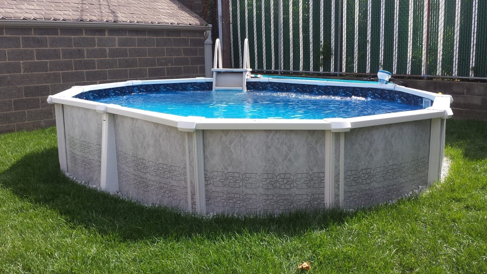 Pool photographed by Franklin Pool Service