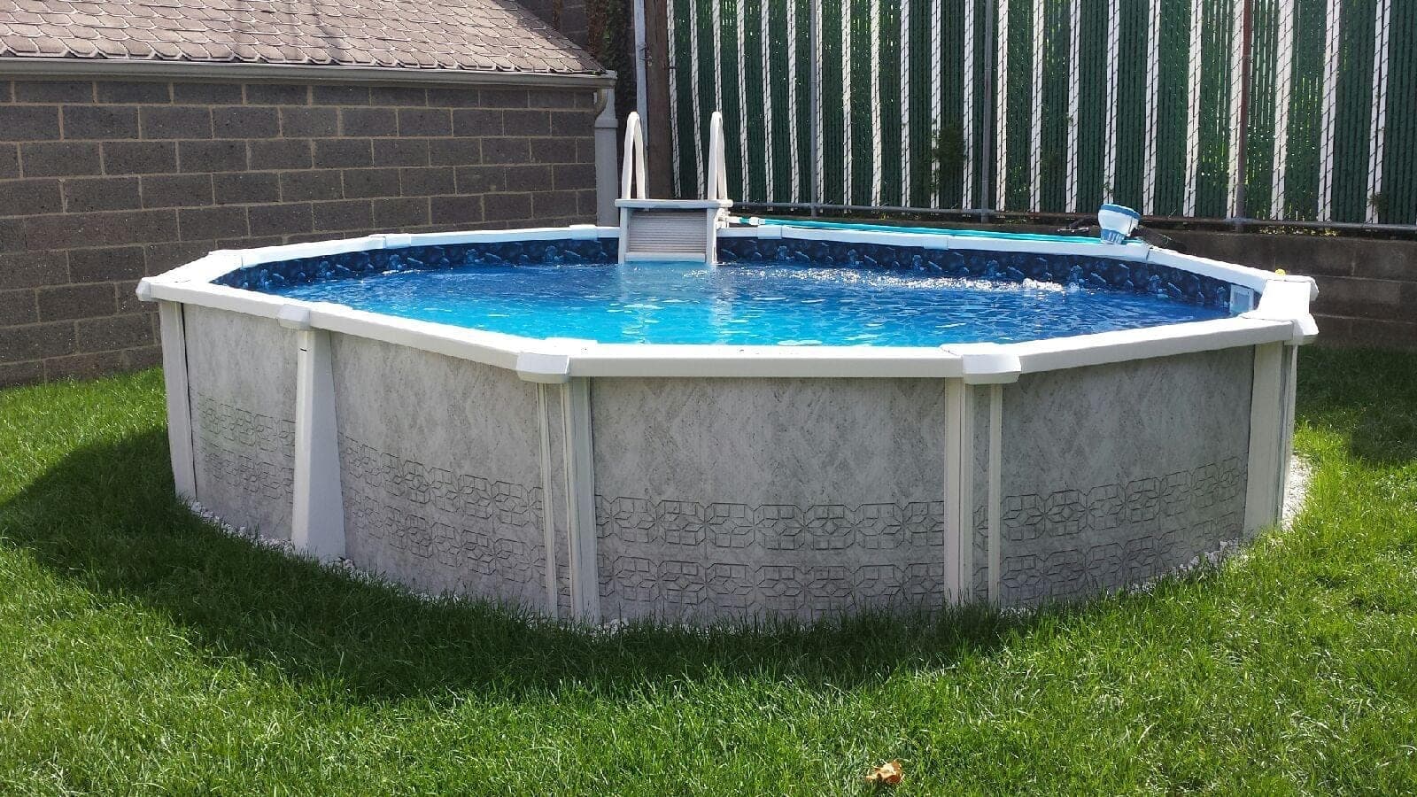 Pool photographed by Franklin Pool Service