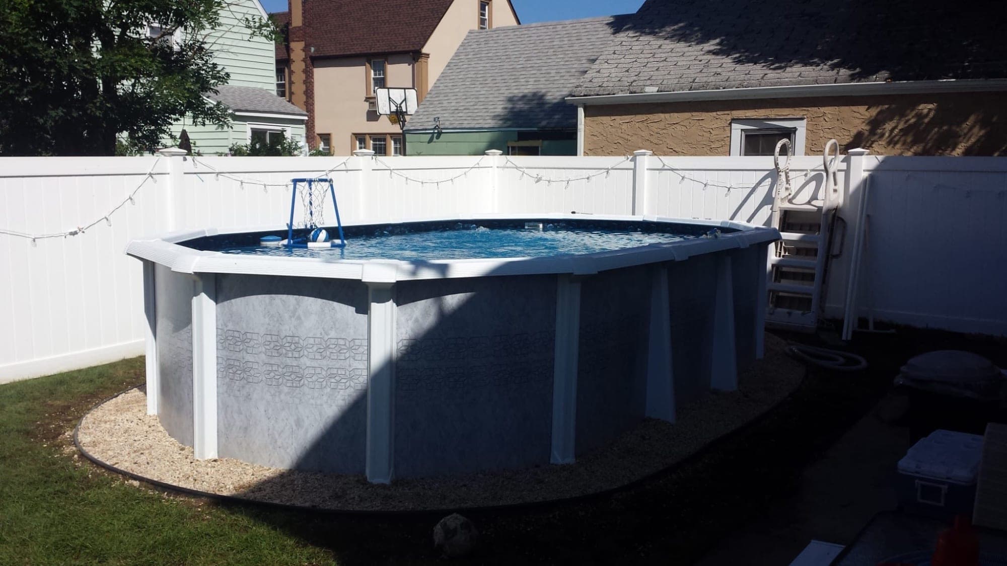Pool photographed by Franklin Pool Service