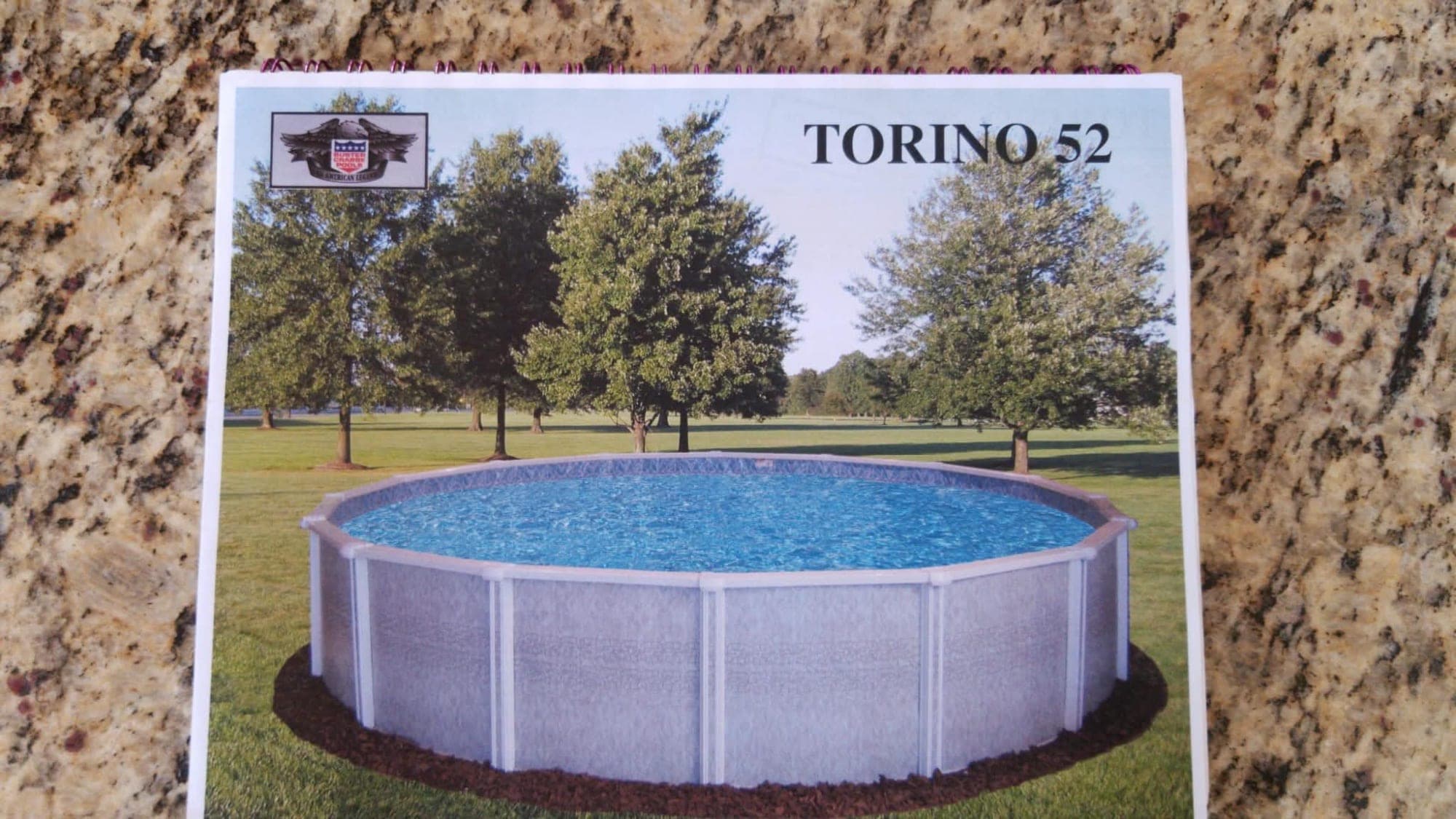 Pool photographed by Franklin Pool Service