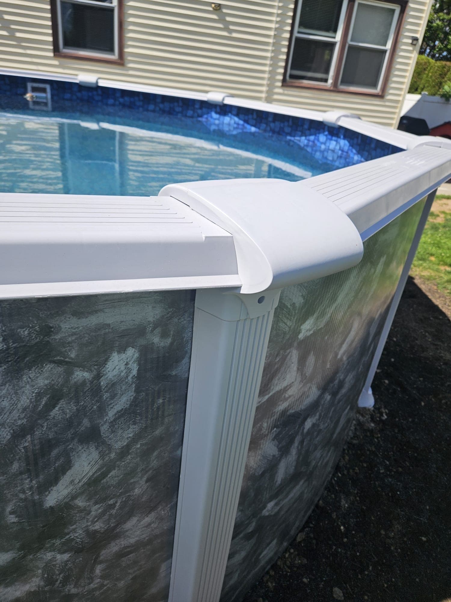 Pool photographed by Franklin Pool Service