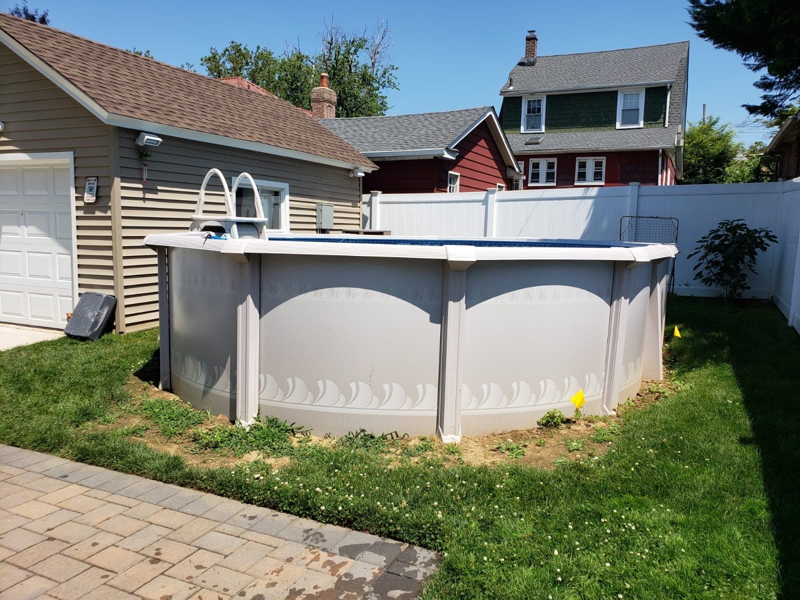 Pool photographed by Franklin Pool Service