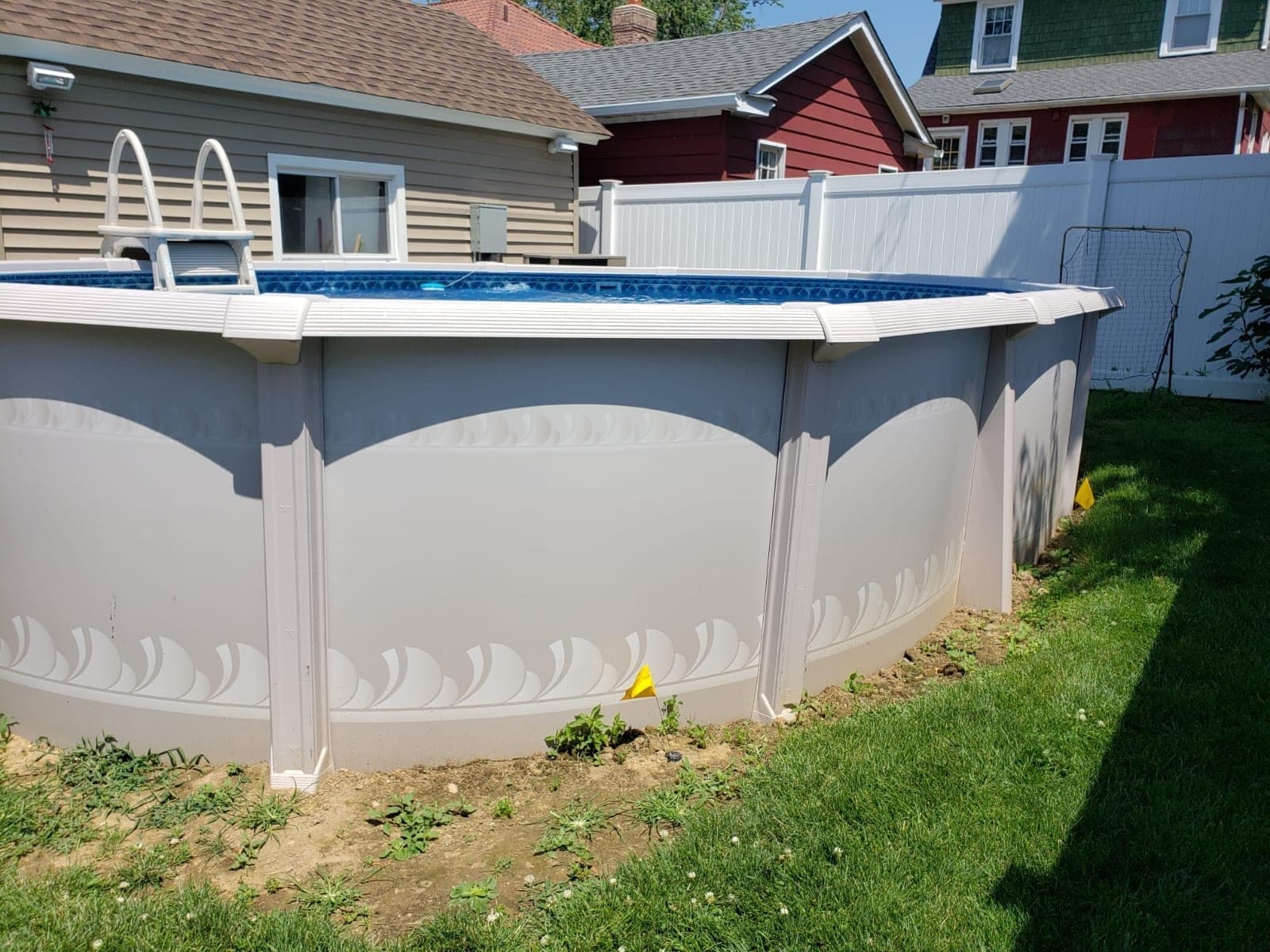 Pool photographed by Franklin Pool Service