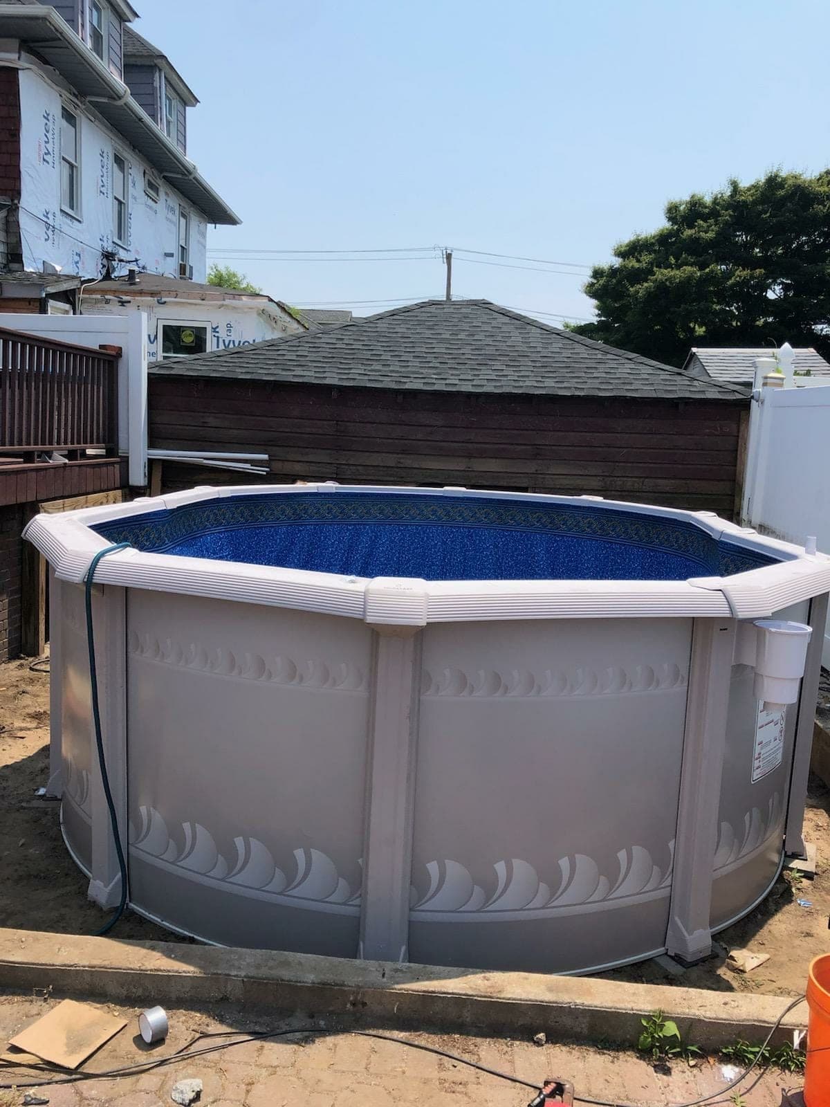 Pool photographed by Franklin Pool Service