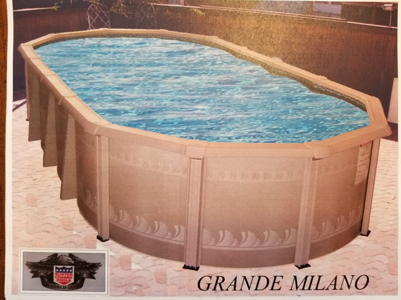 Pool photographed by Franklin Pool Service